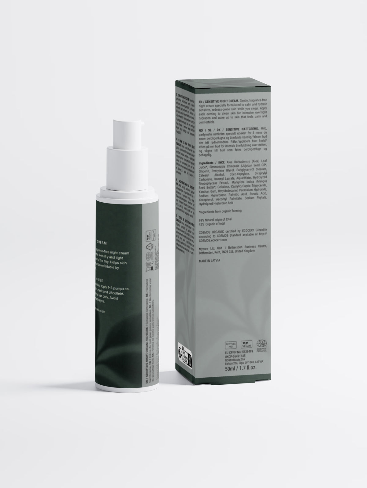 Nuelune The Night Cream packaging